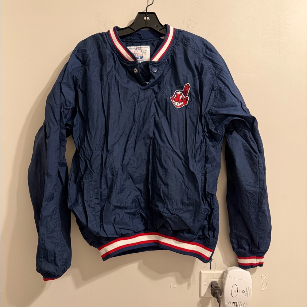 Cleveland Indians chief wahoo starter jacket windbreaker pullover